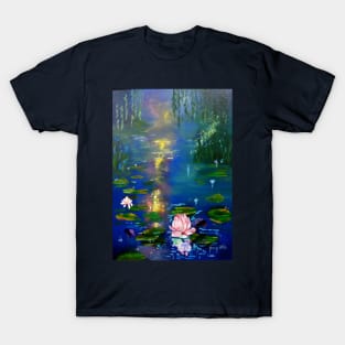 Evening on Monet's Pond T-Shirt